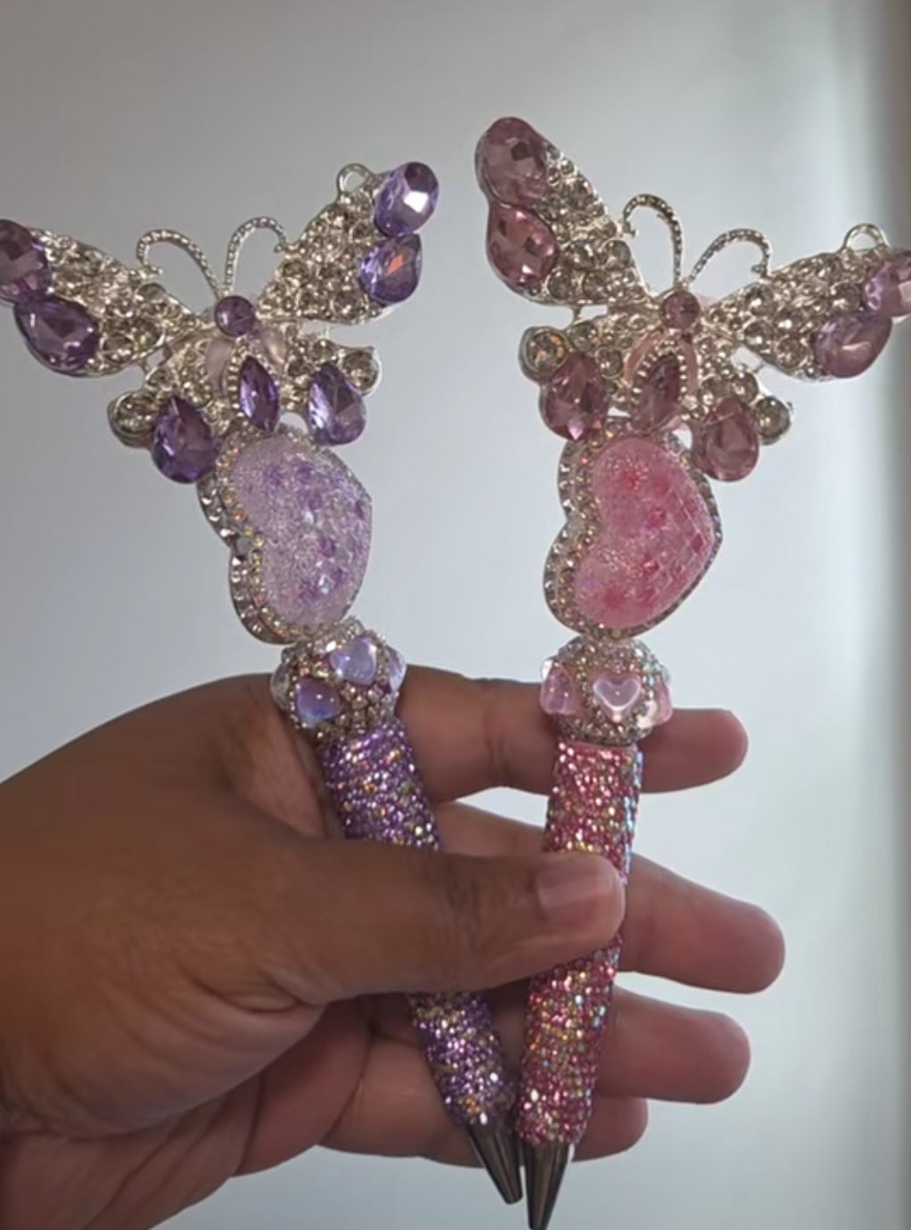 Butterfly Middle Heart Pen