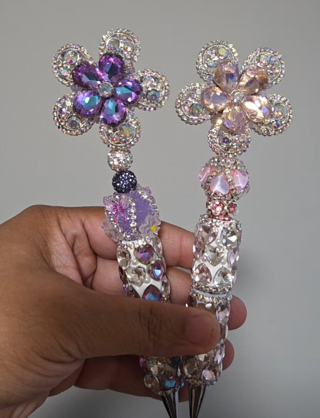 Bling Flower Power Pens
