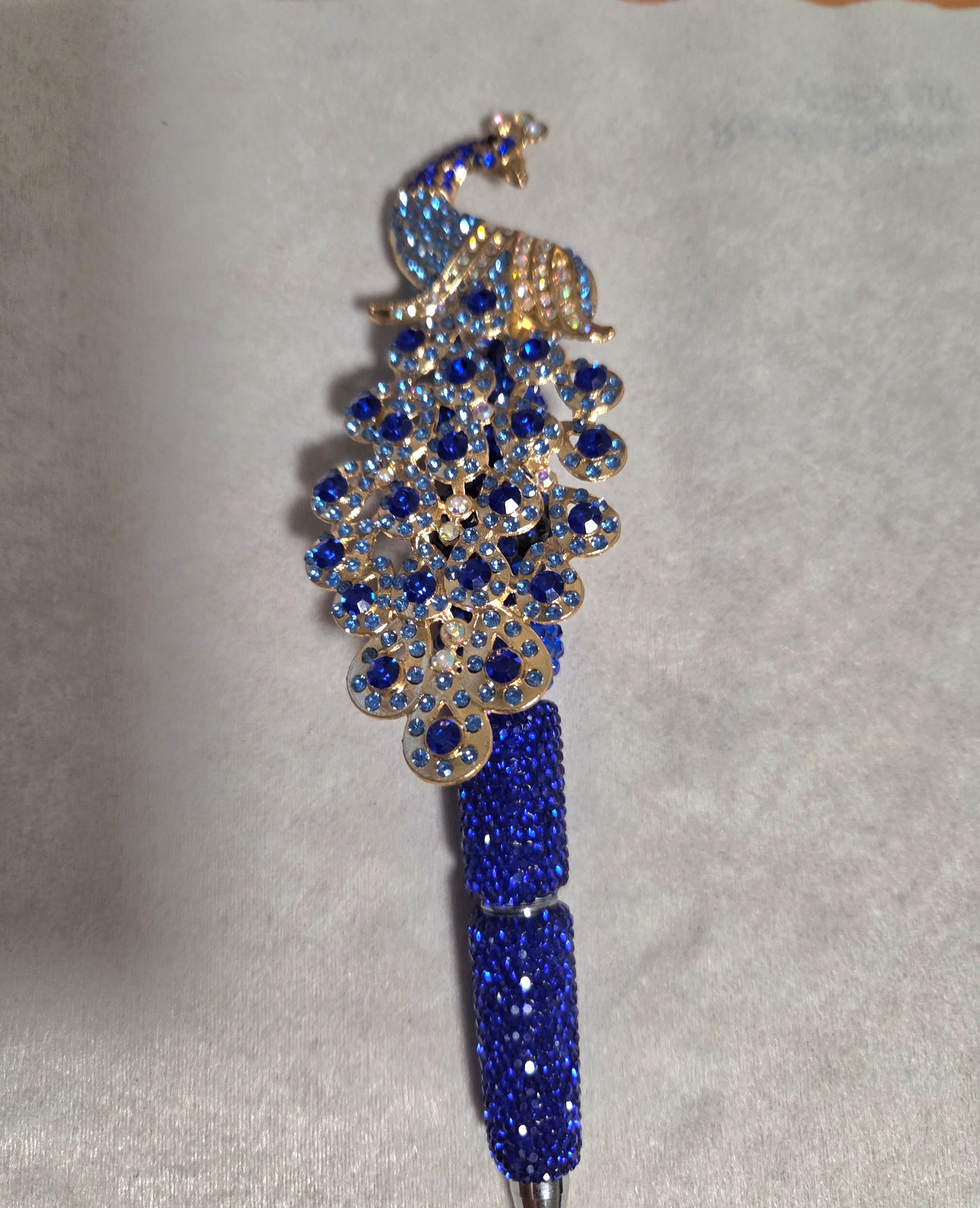 Blue Peacock Pen